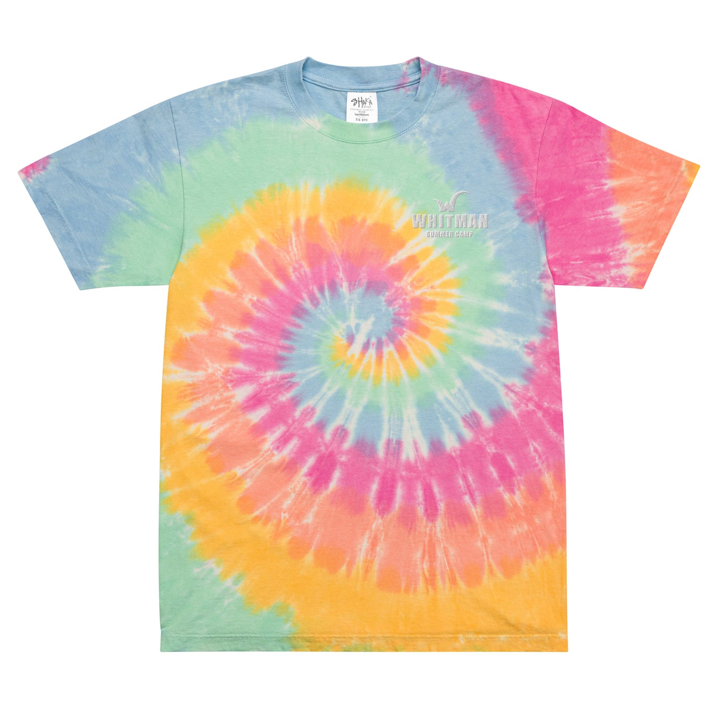 Whitman Summer Camp Tie-dye T-shirt (Adult Sizes- Oversized)
